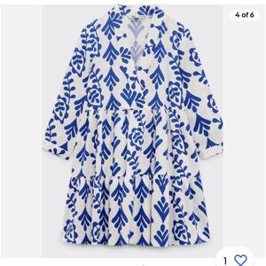 ZARA casual dress summer  front hem 32”  back hem 34”